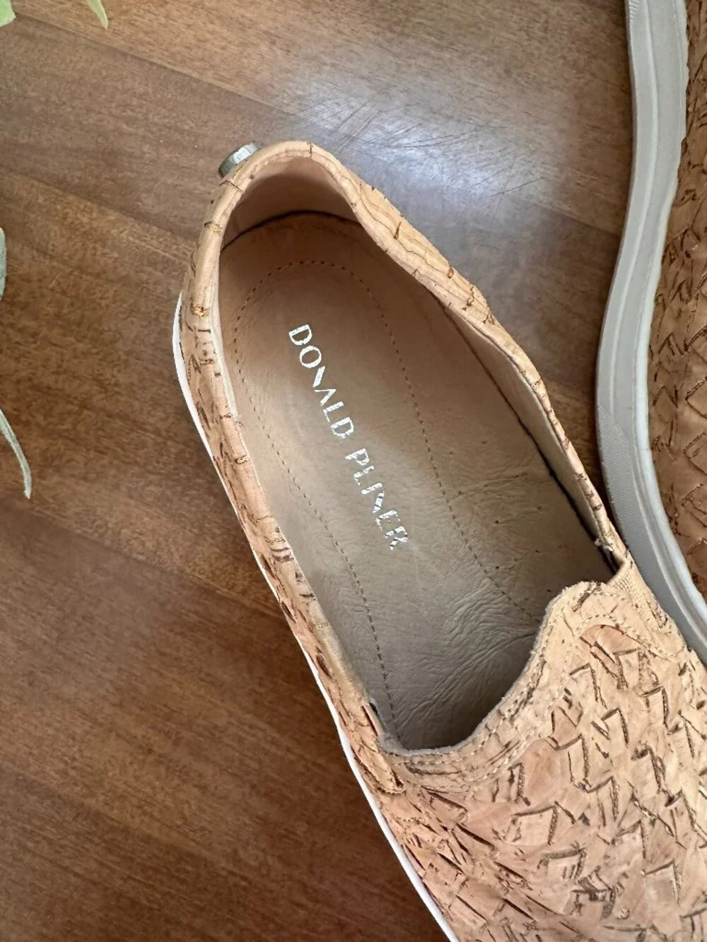 Donald J. Pliner Rally Woven Cork Slip-On Sneakers